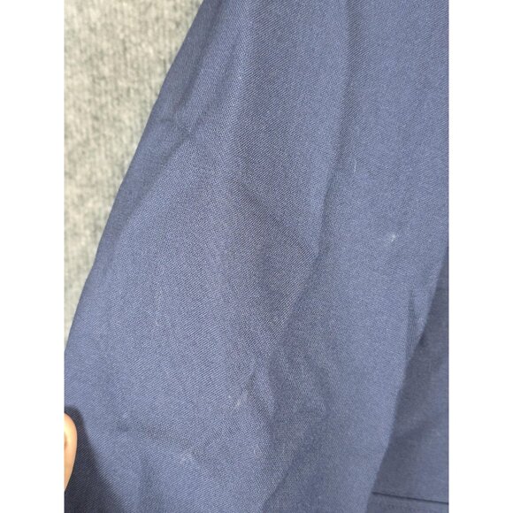 Vintage US Air Force USAF Service Dress Coat Mens 44L Blue Wool Uniform 90s - Picture 5 of 16